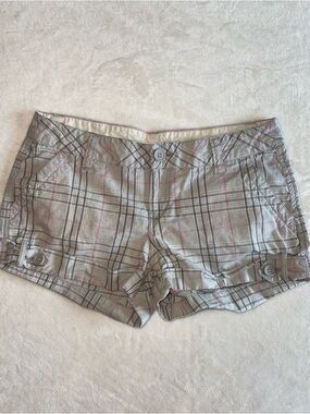 Aeropostale Vintage Y2K Plaid Low Rise Shorts
